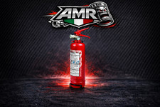 ESTINTORE PORTATILE+SUPPORTO 1kgOMOLOGATO CON MANOMETRO AUTO