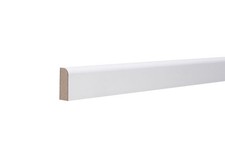Door Architraves x10  White Primed MDF  Bullnose  44 x 18mm x 2440mm