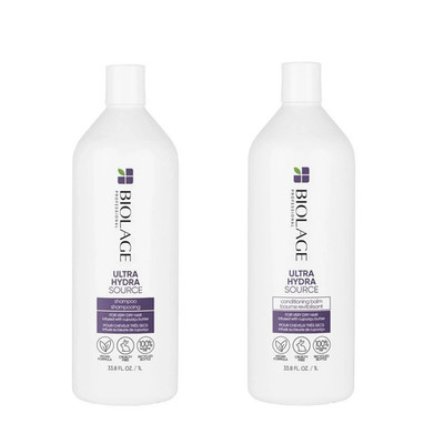 Matrix Biolage Ultra Hydrasource Shampoo and Conditioner Set, 33.8 oz