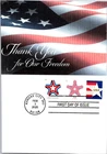 Dr Jim Stamps Maximum Card Usa Forever Patriotic Stars 46C 3V Combo Fdc