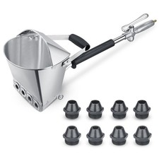 Mörtel Putzwerfer Putzmaschine Putzpistole Verputzgerät Trichterpistole + Düsen