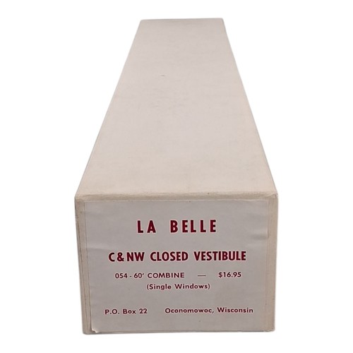 La Belle C&NW Closed Vestibule 054 - 60' Combine Kit O Scale - Bild 3 von 5
