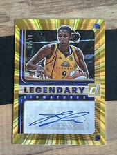 2025 Panini Donruss WNBA Lisa Leslie Legendary Signatures Gold Auto /10 Sparks