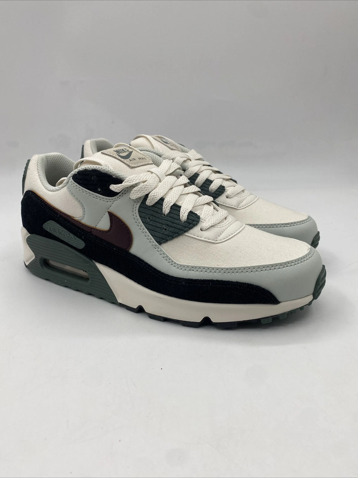 Nike AIr Max 90 PRM Shoes Phantom Burgundy Crush FV6059-001 Men's Sizes 9.5-11.5
