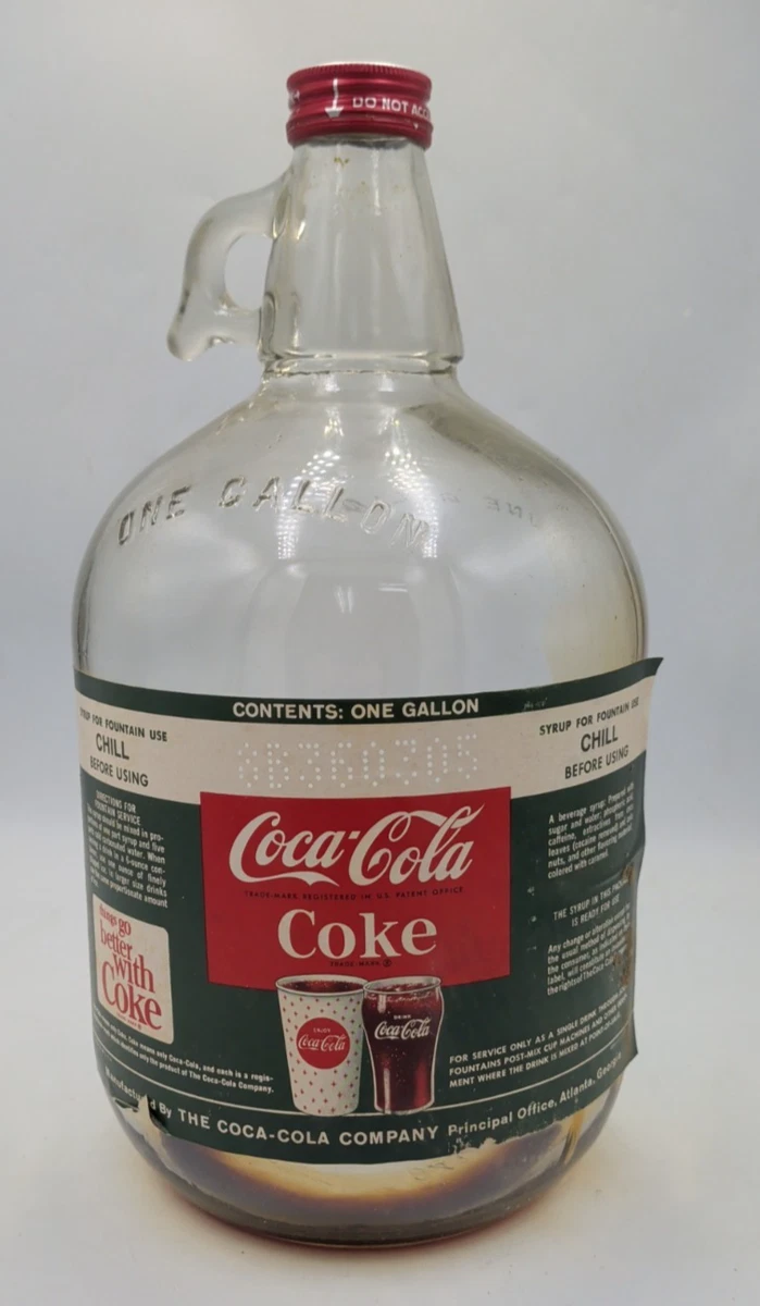 One Gallon Glass Jug In Collectible Coca-Cola Bottles for sale | eBay