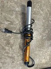 BedHead TIGI Curlipops 1" Tourmaline Ceramic Skinny Pop ORANGE Hair Styling iron