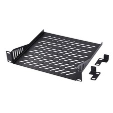 1U Server Rack Shelf, 7.87" Depth Vented Rack Mount Cantilever Tray for 10 In...