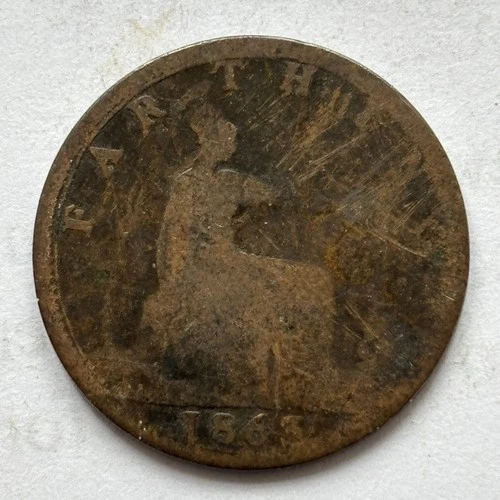 1863 Victoria Farthing — photo from the most recent tracked eBay sale