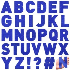 232 Pcs 24 Sheets Large Glitter Letter Stickers Big Font Alphabet Letter Self...
