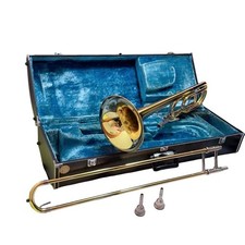 YAMAHA YSL-646 Tenor Bass Trombone Small Bore Used with Hard Case Mouthpiece