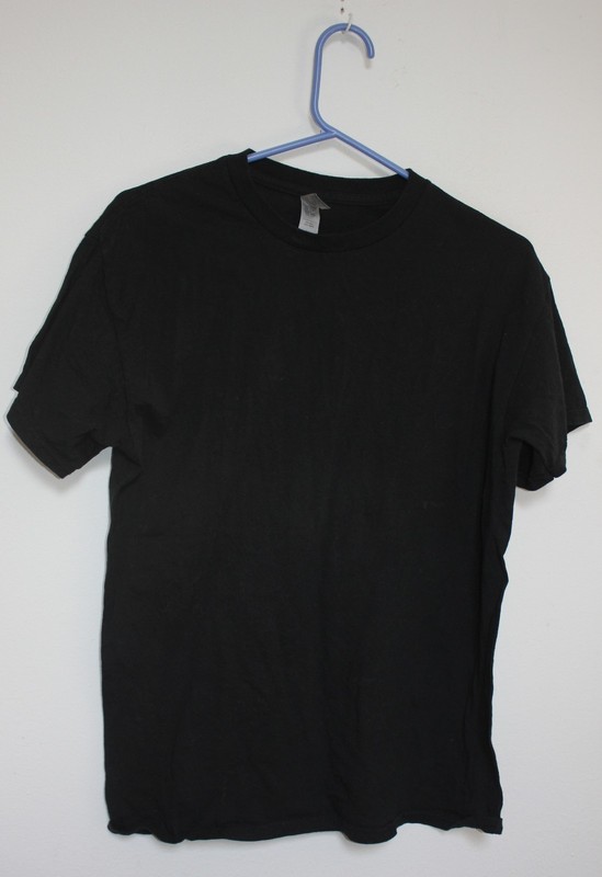 Gildan Black Short Sleeve Tee Shirt Sz M