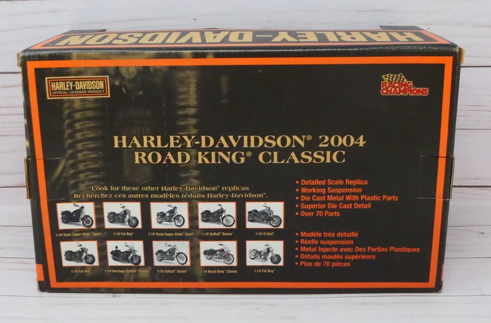 Ertl Series 7, Harley-Davidson 2004 Road King Classic, American Muscle 1/10 - Image 4 of 4