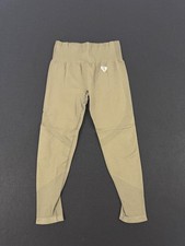 2 Pairs Women's High-Waist Seamless Athletic Leggings Olive Green and Slate Grey