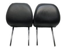 2008 - 2011 Ford Focus Pair Front Left Right Black Leather Head Rests Headrest