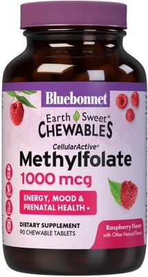Bluebonnet EarthSweet Methylfolate 1000 mcg Cellular Active Coenzyme 5-MTHF... 