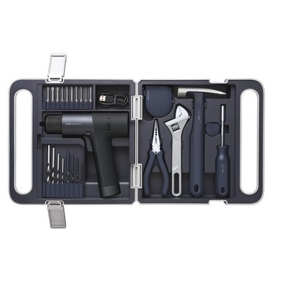 HOTO 12V Brushless Cordless Drill Tool Set, Power Kit Black