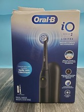 Used, Oral-B - iO Series 2 - Limited Electric Toothbrush - Black - 1 New Heads