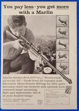1961 CLASSIC MARLIN MODEL 39-A RIFLE .22 CALIBER LEVER ACTION ORIGINAL PRINT AD