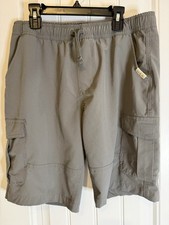 Weatherproof Vintage Boys Performance Cargo Shorts Gray Size XL 18/20 EUC