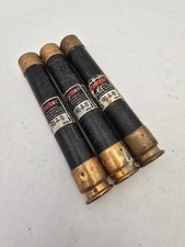 3 PC Bussmann Fusetron FRS-R-10 10A 600VAC 300VDC Dual Element Time Delay Class