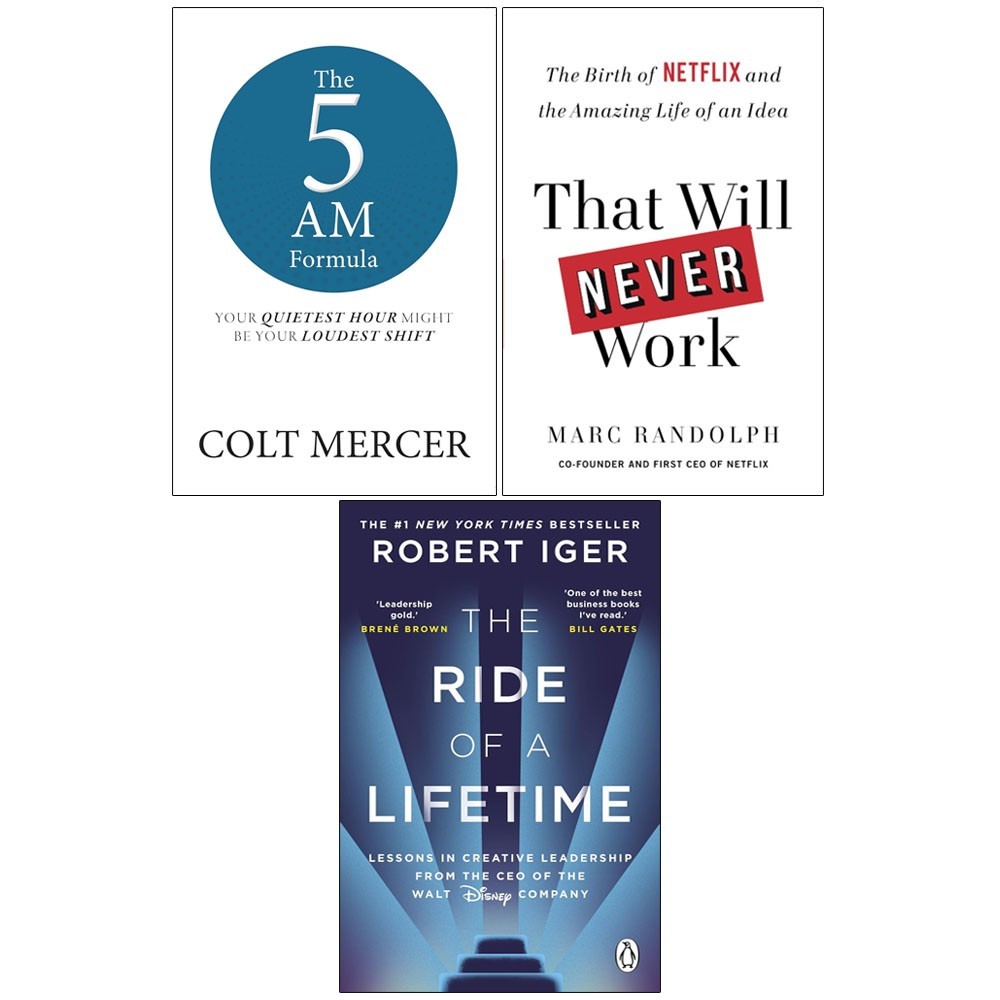 5 AM Formula,That Will Never Work,Ride of a Lifetime 3 Books Collection Set