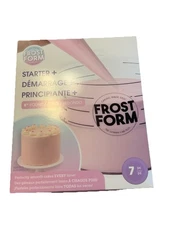American Crafts Frost Form Starter Kit 8" Round Cake Decorating Tool, 7-Piece