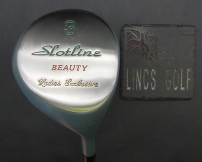 Ladies Slotline Beauty Exclusive 3 Wood Ladies Graphite Shaft Hi Orive Grip