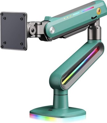NB Designer Gaming Monitor Arm for 32 to 60 Inches Screen, VESA 75/100, RGBLight