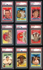 1959 Topps Baseball All-PSA Near Complete Set / Lot 7.5 - NM+ 4580545