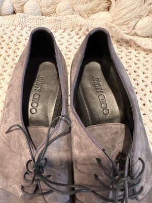 Jimmy Choo Men\'s Gray Suede Shoes size 36 Made in Italy USA 13 Jimmy Choo Men main image 4