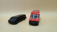 Unbranded Set Of 2 Made In China Diecast Cars - Police And Fire