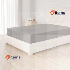 Amazon Basics 100 Cotton Jersey Fitted Sheet 90 X 200 Cm, Dark Grey Deep Pocket