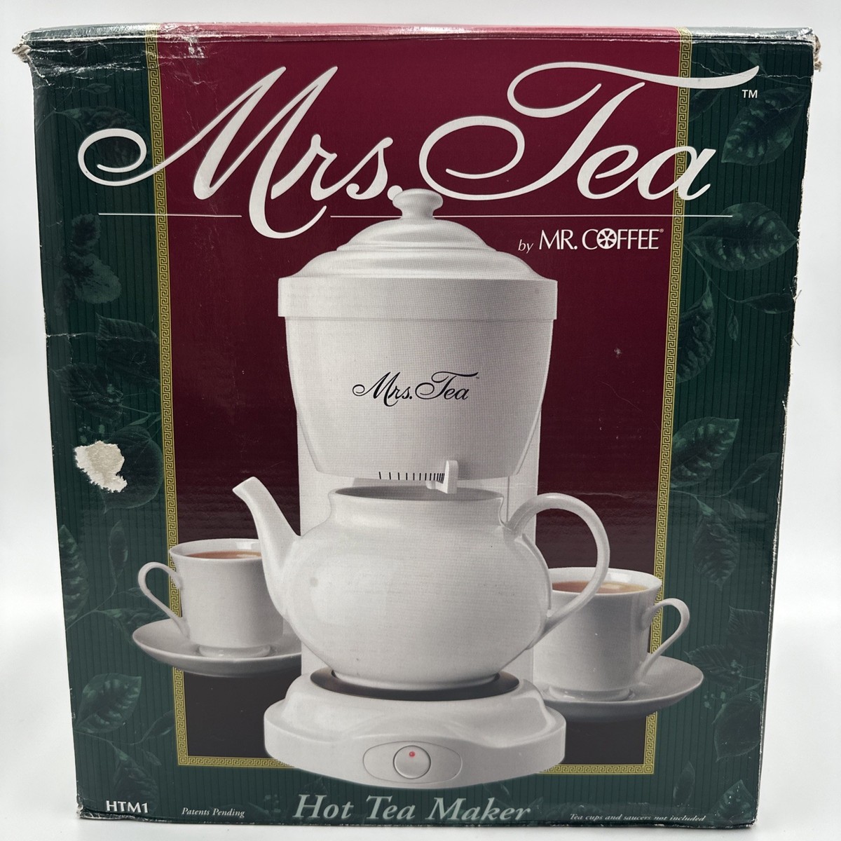 Mrs Tea by Mr Coffee - Hot Tea Maker 6 Cup Ceramic Pot White