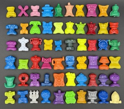 Classic GoGos Crazy Bones Things Complete Mixed Set of 60 Figures