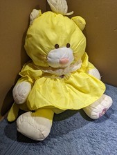 Vintage 1986 Fisher Price Yellow Puffalump Kitten Plush