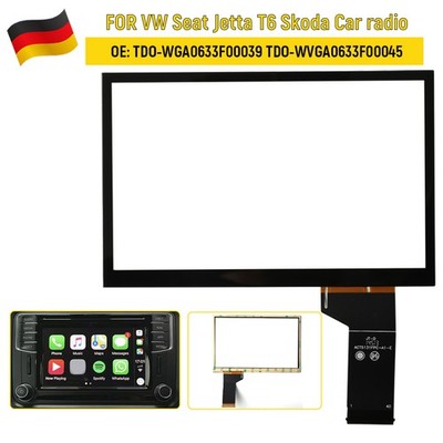 TDO-WVGA0633F00045 6.5'' Touchscreen Digitizer für VW Seat T6 Skoda MIB STD2 200