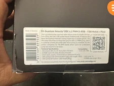 EKWB EK-Quantum Velocity 2 DDC 4.2 PWM Pump and Reservoir 1700 CPU Water Block -