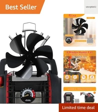 Wood Stove Fan For Buddy Heater, Heat Powered Fireplace Fan Thermoele