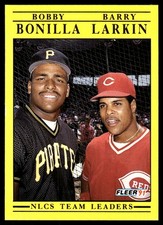 NLCS Team Leaders (Bobby Bonilla / Barry Larkin) 1991 Fleer #711 MLB READ