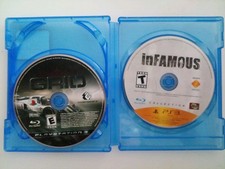 PS3 PlayStation 3 Infamous and GRID Games 2 Games