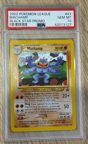 Machamp graded PSA 10 for sale on eBay