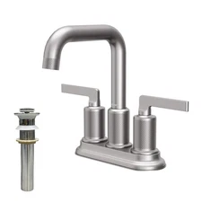 Karran USA KBF536 Gillingham 1.2 GPM Centerset Bathroom Faucet - Stainless Steel