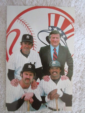George Steinbrenner, Billy Martin, Reggie Jackson, Thurman Munson Postcard