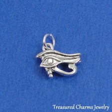 Silver EYE OF HORUS RA Egyptian CHARM PENDANT NEW