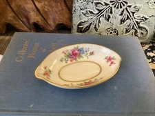 Lenox China Lenox Rose Oval ashtray Trinket USA Discontinued 4” Numbered