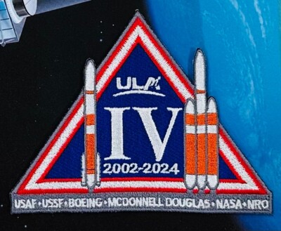 DELTA IV 2002-2024 COMMEMORATIVE ULA USAF USSF BOEING NRO NASA PATCH 