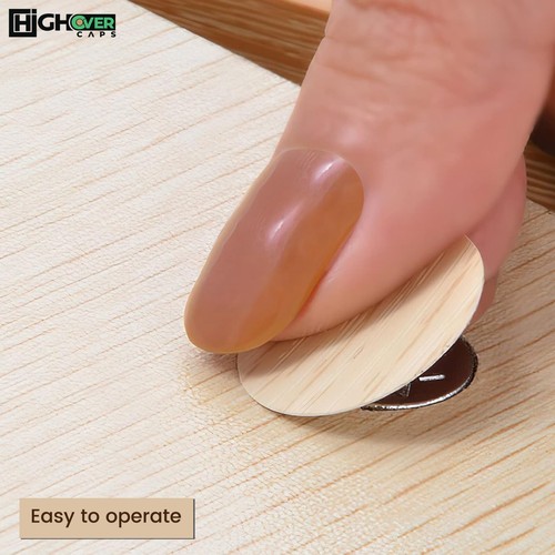 Self Adhesive Screw Hole Cover Caps, Oak Style, 700 Pieces/5 Sheets, 12mm - Picture 161 of 316