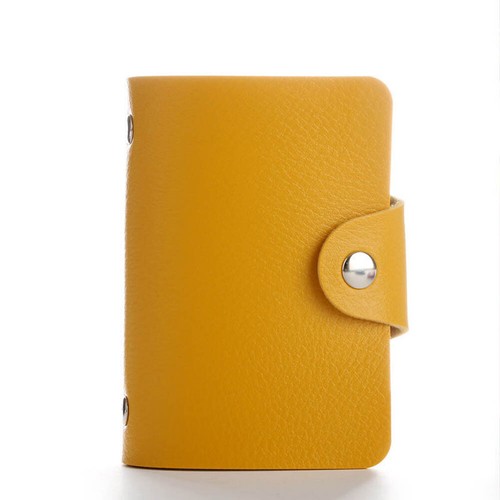 PU Leather Slim ID Credit Card Holder Pocket Case Purse Wallet 24 Business Card~ - Picture 21 of 28