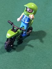 PLAYMOBIL 5495 ENFANTS Petite Moto Cross Vert 5495  PORT GRATUIT