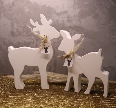 Hirsch Reh Bambi Kitz Set groß Raysin Deko Weihnachten Tiere